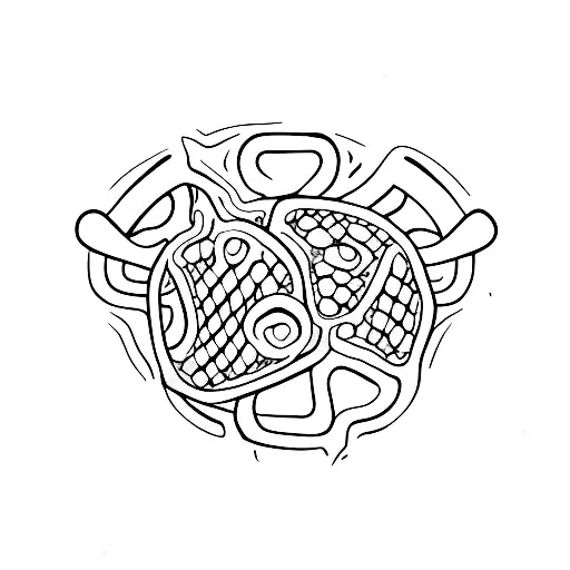 dog bone tattoo design idea