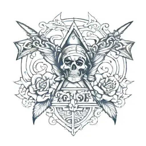 carpenters saw tattoo design idea