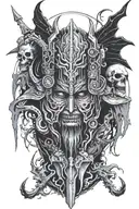Warrior Protector tattoo design idea