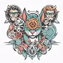 90s cartoons  tattoo design idea