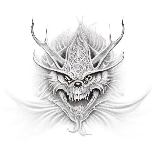 terrible nightmare tattoo design idea