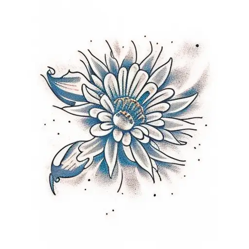 cornflowers  tattoo design idea