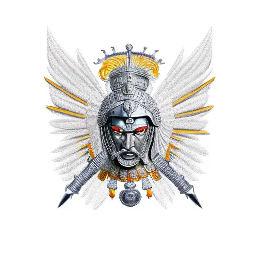 polish hussar tattoo design idea