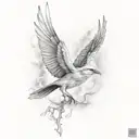 eminem mockingbird tattoo design idea