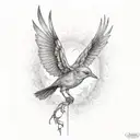 eminem mockingbird tattoo design idea