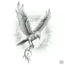 eminem mockingbird tattoo design idea
