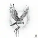 eminem mockingbird tattoo design idea