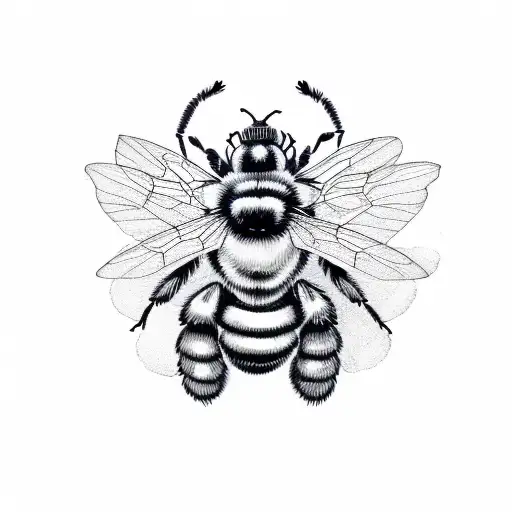 letter j with a crown and a bumblebee tattoo design idea