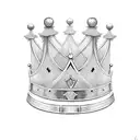 King's Crown J tattoo design idea