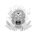 rick and morty tattoo design idea