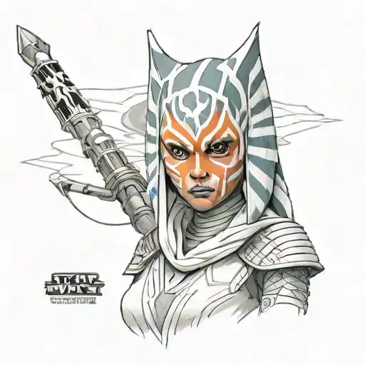 ahsoka tano tattoo design idea