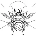 Bumble bee tattoo design idea