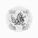 a red chilli pepper in the shape of country of Chile   tattoo design idea