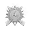 a red chilli pepper in the shape of country of Chile   tattoo design idea