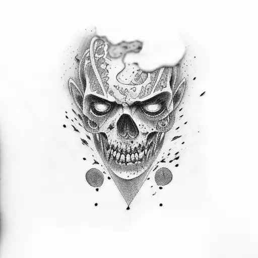 Levi Ackerman covered in blood tattoo design idea