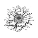 geranium tattoo design idea