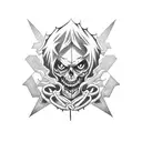 corpse party logo tattoo design idea