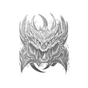 monster hunter logo tattoo design idea