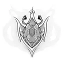 stingray from Moana  tattoo design idea