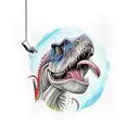 TREX tattoo design idea