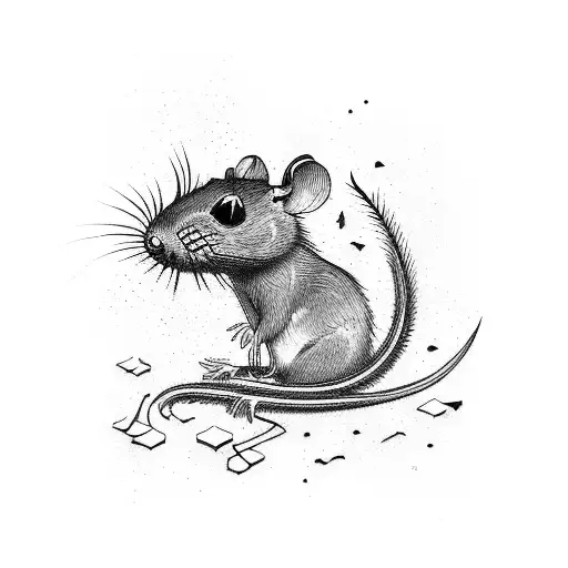 The Dead Rat King tattoo design idea