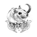 The Dead Rat King tattoo design idea