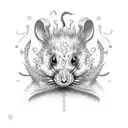 The Dead Rat King tattoo design idea