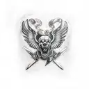 gladiator tattoo design idea