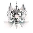 gladiator tattoo design idea