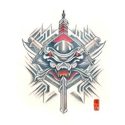 Sword tattoo design idea