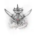 Sword tattoo design idea