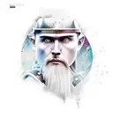 hero warrior marshall tattoo design idea