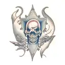 american traditional chain links tattoo design idea