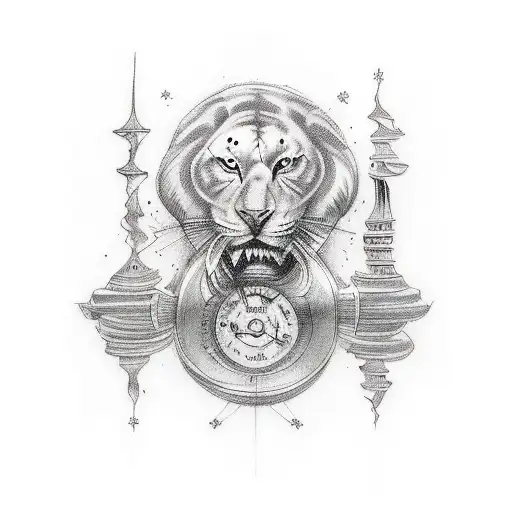 Incorporate elements of culture and intellect into a tattoo design, such as symbols or quotes from famous literature or art tattoo design idea