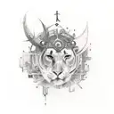 Incorporate elements of culture and intellect into a tattoo design, such as symbols or quotes from famous literature or art tattoo design idea