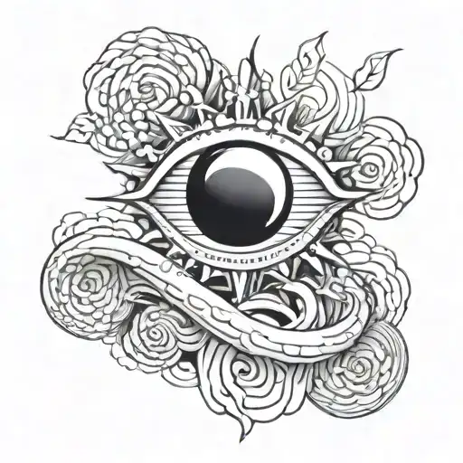 womb to tomb tattoo design idea