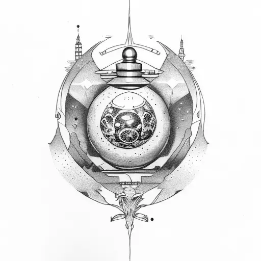 vivienne westwood orb tattoo design idea