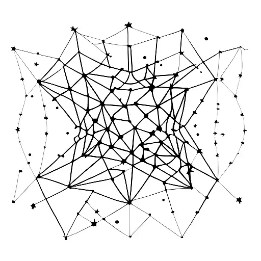 Minimalist "A Constellation Of Stars Forming The..." Tattoo Idea