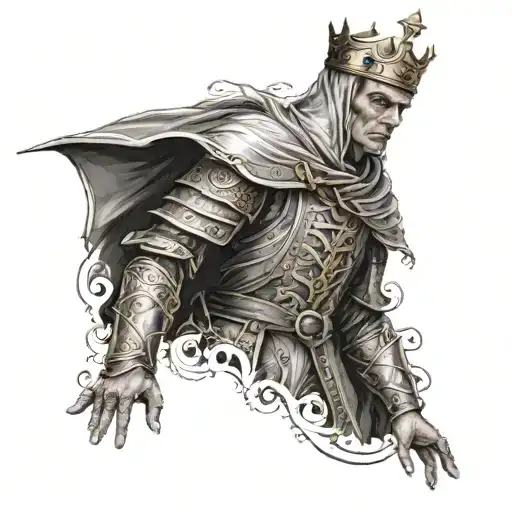 king Baldwin IV tattoo design idea