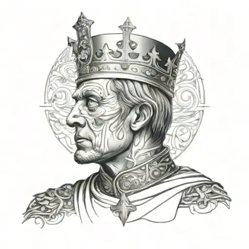 king Baldwin IV tattoo design idea