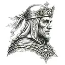 king Baldwin IV tattoo design idea
