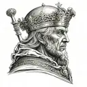 king Baldwin IV tattoo design idea