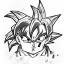 dragon ball  tattoo design idea