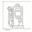 old gas pump route 66 gasoline pump tattoo design idea