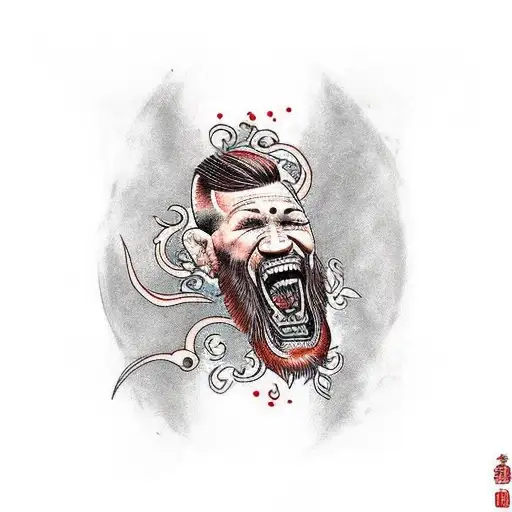 back tatto like connor mcgregor's tattoo design idea