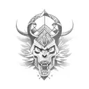 ragnarok Buda tattoo design idea