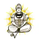 Buddha Ragnarok tattoo design idea