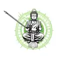 Buddha Ragnarok tattoo design idea