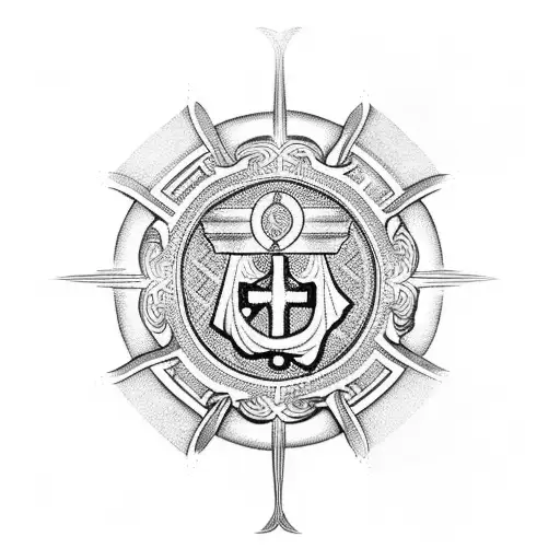 greek orthodox tattoo design idea