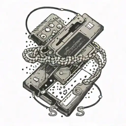 diskette with word's "save but don't save"  tattoo design idea